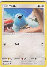 2017 Swablu Common SM - Crimson Invasion 79/111 NM Normal LP-NM