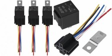 JD1914 12V 40A Automotive Relay Kit, 5-Pin SPDT with Wire Harness, Heavy Duty...
