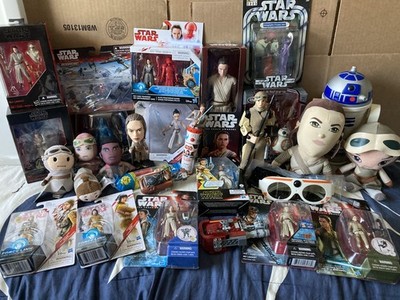 HUGE (29) Lot of Star Wars (Rey, Leia, TFA, TLJ, TROS) merch: Lego, Disney, Jedi