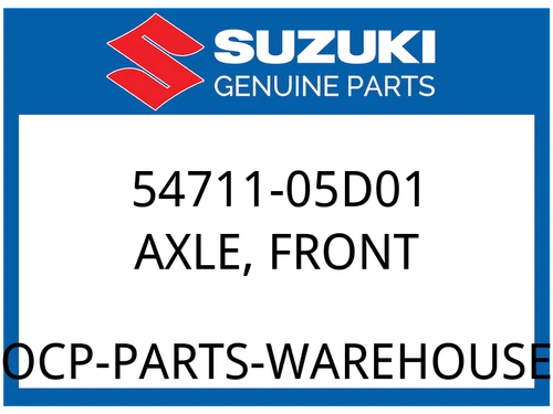 AXLE, FRONT