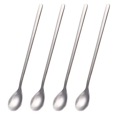 4 Pcs Reislöffel Aus Edelstahl Für Die Küche Latte Klein Rührlöffel