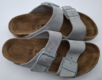 Birkenstock Arizona, Dove Grey Suede, Sandaletten - UK 5,5, EUR 39 schmal