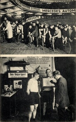 Postcard Berlin, 7. Berlin 6 Day Race 1914, Cycling,... - 11621202