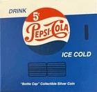 New ListingPepsi Cola Fine Silver Bottle Cap .999 Purity - 6 gm - Silver