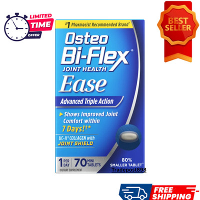 Osteo Bi-Flex Ease Tablets For Improving Joint Health & Comfort - 70 Tablets