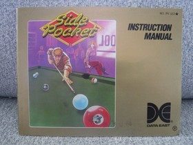 NES Nintendo SIDE POCKET Game with Instructions Manual 1987 Original Authentic