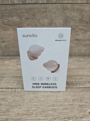 sunvito Sleep earplugs for Side Sleepers Mini Invisible Wireless Bluetooth 5....