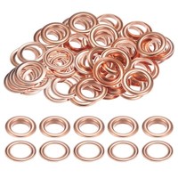 40Er Set ÖSen Mit Unterlegscheiben 17Mm Kupfer Metall ÖSen Kit, Kupfer