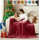 Super Warm Fleece Blanket Throw Large Light Weight Bed Blankets Sofa Couch Throw