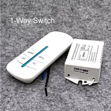 1 Way 220V Wireless Digital Remote Control Switch ON/OFF Lamp Light Wall Remote