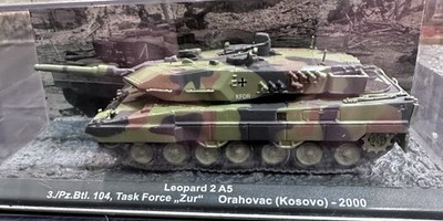 Leopard 2A5 3.Pzbtl. 104, Task Force ''Zur'' Orahovac (Kosovo)  1:72  DeAgostini