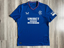 Rangers Football Shirt 2023/2024 Jersey Soccer Castore Scotland size L