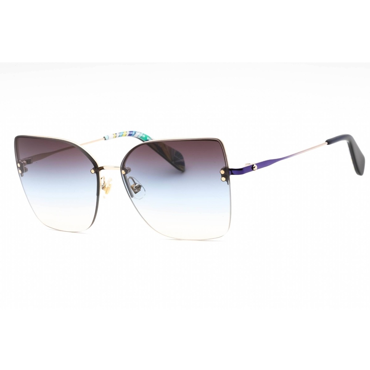 Kate Spade Blue and Gold Aviator Sunglasses Kate Spade Women main image 2