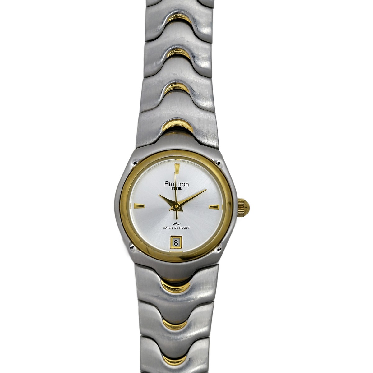 Armitron Now Two Tone Ladies Vintage Stainless Steel Wrist Watch