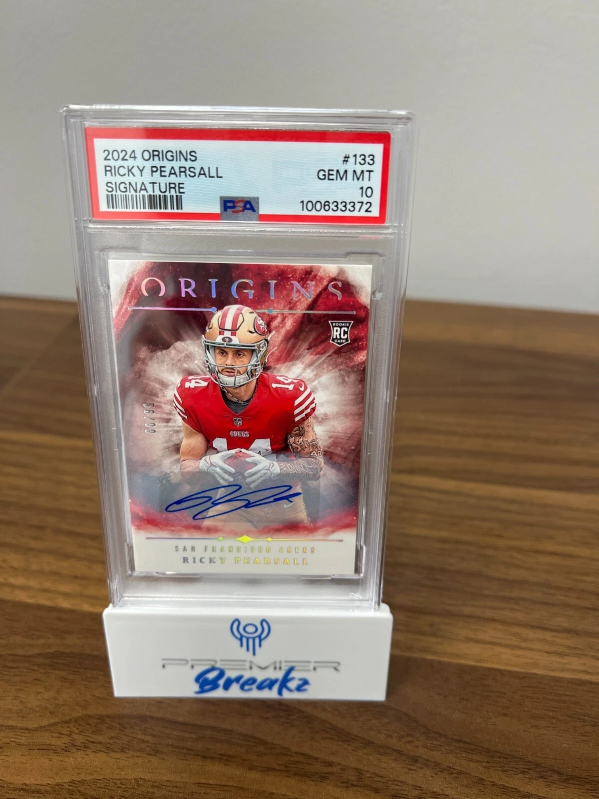 Ricky Pearsall Panini Origins #133 Signature