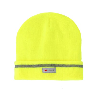 Warnschutz Wintermütze gestrickt (gelb reflektierend) '3M Thinsulate' HV Yellow