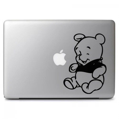 Winnie The Pooh Baby Decal Sticker for Macbook Laptop iPad Trackpad Car Window - Image 3 of 4