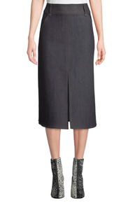 veronica beard denim skirt