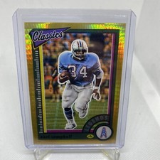 2022 Classics H2 Earl Campbell Legends Premium Base Gold Chrome Prizm #’d /99