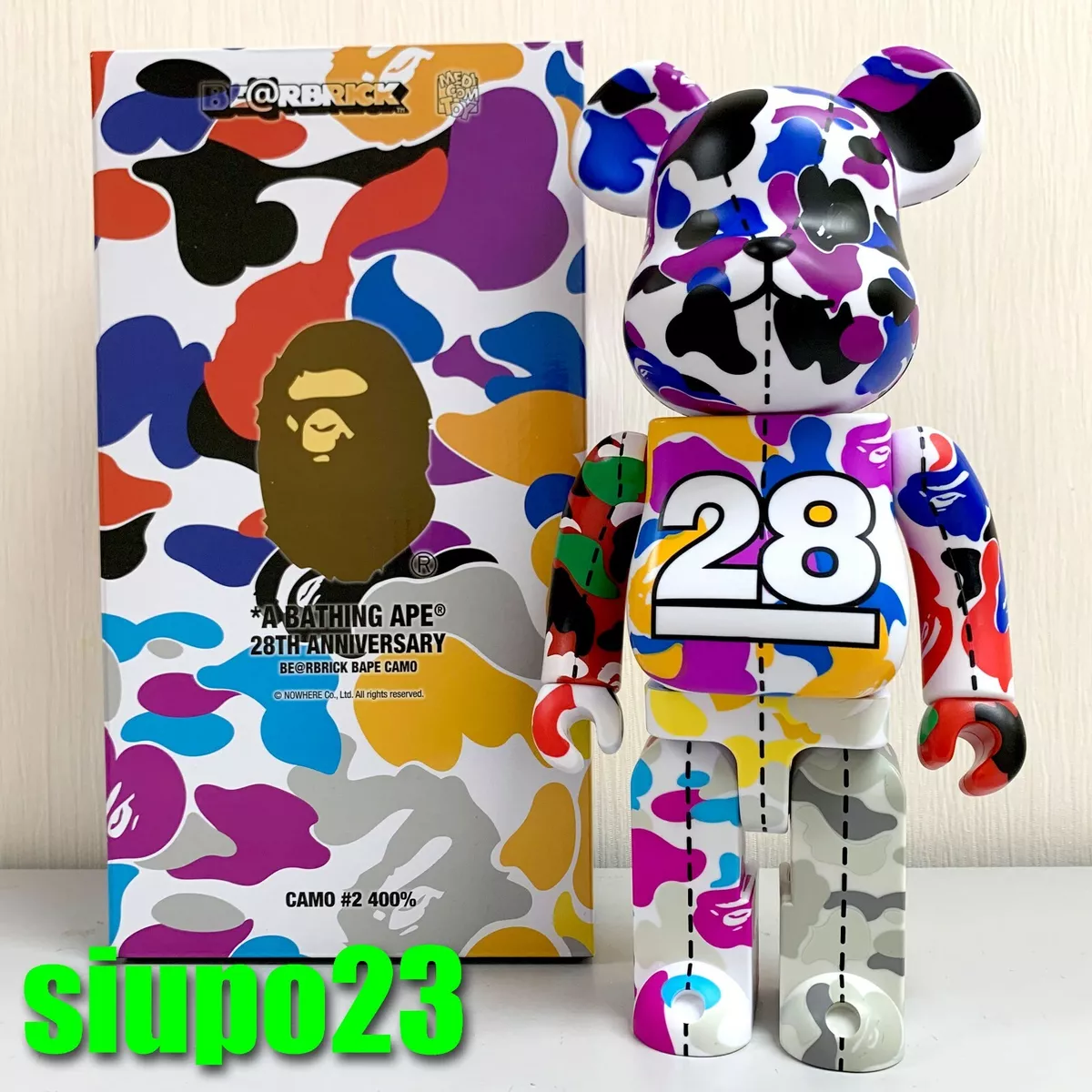 BE@RBRICK ベアブリックBAPE CAMO 28TH #2 400%