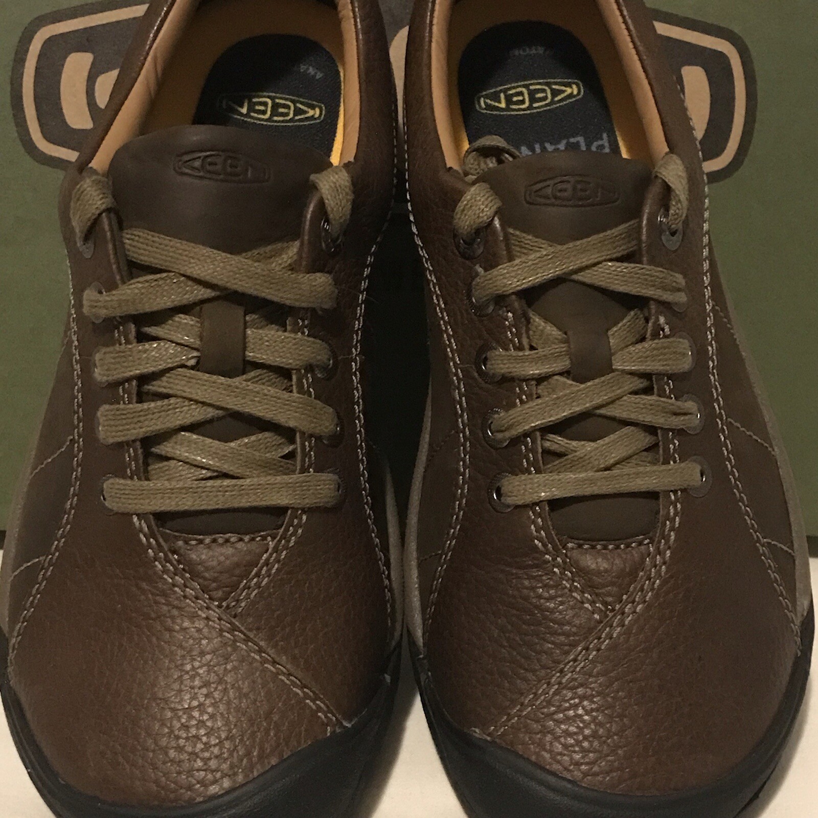 Scarpe sneaker Presidio da donna NUOVE KEEN taglia 10 5 marrone cascata Shitake 1011401