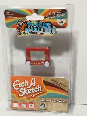 NEW WORLDS SMALLEST ETCH A SKETCH ACTUALLY WORKS FREE SHIP