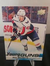 19-20 Upper Deck Series 2 Beck Malenstyn Young Guns #480 RC Capitals