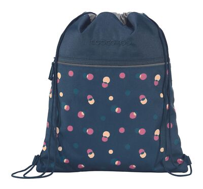 coocazoo Gym Bag Sportbeutel Bubble Dreams dunkelblau violett Neu