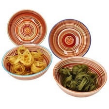 4er Set Linea Spaghetti-Bowl Ø22,5cm 800ml g...