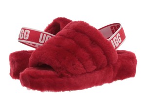 ugg red ribbon slippers