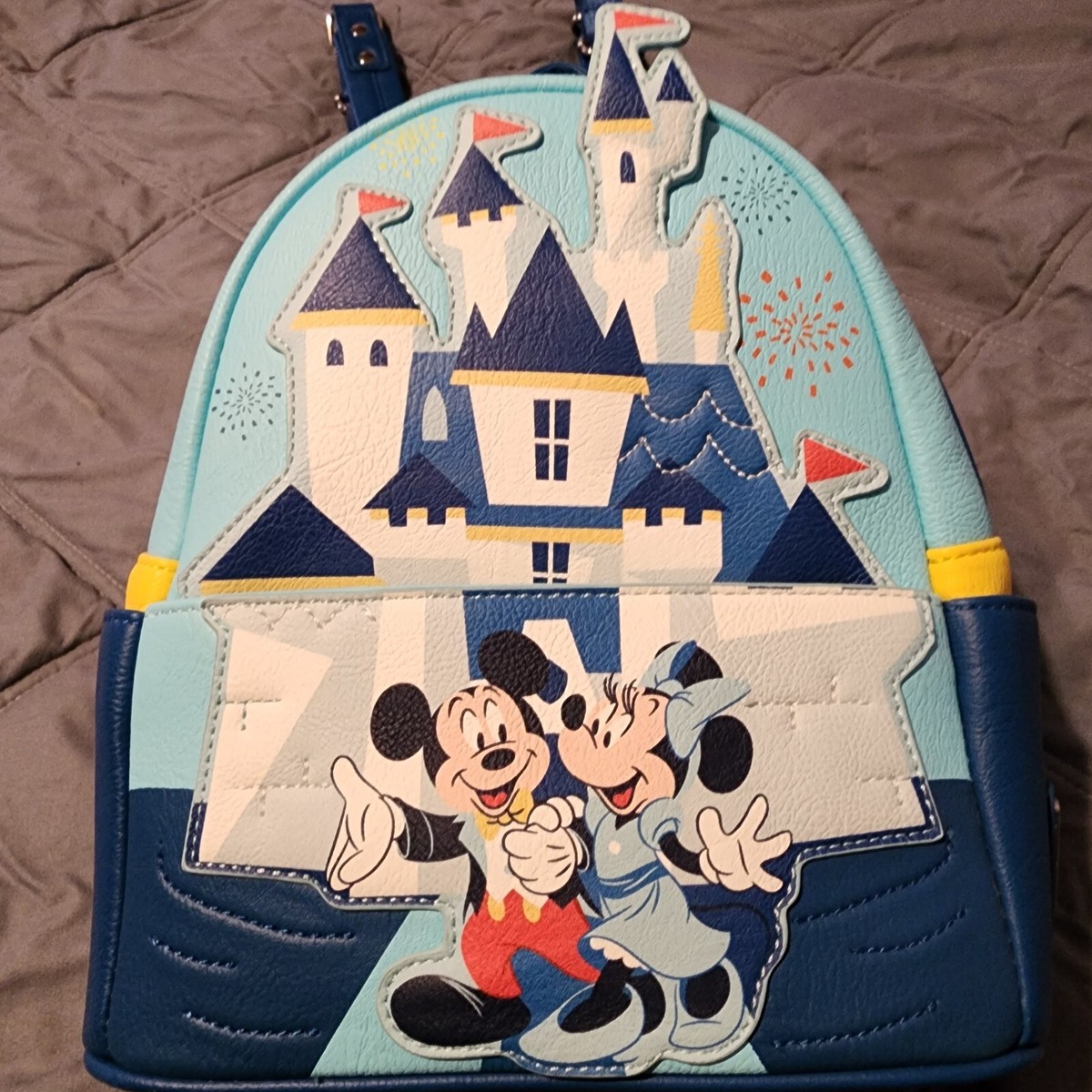 LOUNGEFLY Disney Mickey Minnie Castle Backpack Happiest  display picture 1