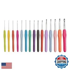 Knit Picks WeCrochet 15 Piece Expanded Bright Crochet Hook Set with Ergonomic