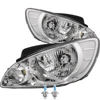 Halogen Scheinwerfer Frontscheinwerfer Set H4 FüR Hyundai Getz Inkl. Lampen
