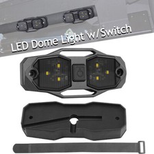 Roll Bar Mount Utv Led Interior Dome Light 12v White W Switch Universal Reading