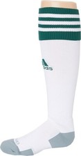 LOT OF 2 adidas Kid Copa Zone Cushion III Soccer Sock White Forest Size S 13C-4Y
