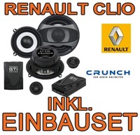 Renault Clio A 1 Crunch 13Cm 2WEGE Lautsprecher Boxen TÜR Vorne FRONT-SYSTEM NEU