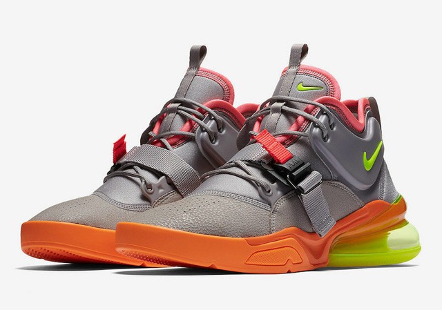 nike air force 270 grey orange