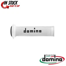 Domino White/Black Dual Compound MotoGP Grips 0630-1595