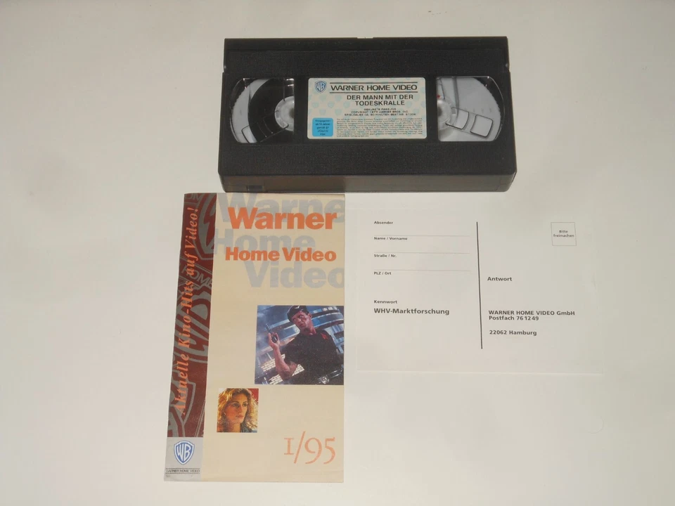 Der Mann mit der Todeskralle - VHS Video - WARNER HOME VIDEO 61006 - Bruce Lee - Bild 3 von 3