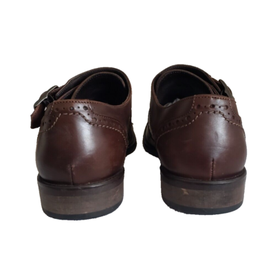 John Varvatos Double Monk Strap Leather Shoes Mens 10 Made in Italy Fits Like 11 John Varvatos Double Monk Strap Dress Shoes Men main image 3
