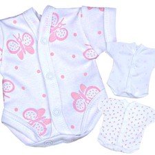 BabyPrem Premature Tiny Baby Girls Clothes Neonatal SCBU NICU Bodysuit Vests 