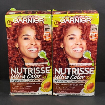 Garnier Nutrisse Ultra Color Hair Color RC1 Terracotta Chili Lot of 2