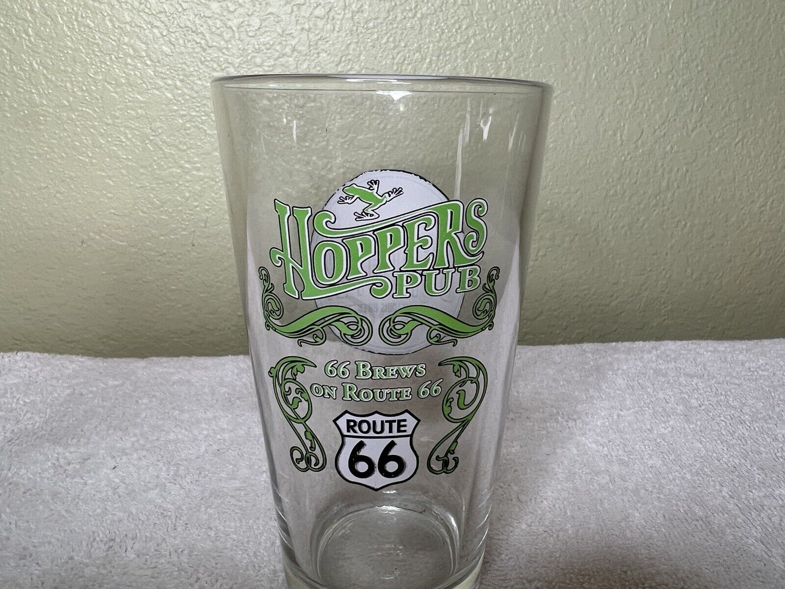 Beer Glasses Route 66 Hoppers Pub Schlafly