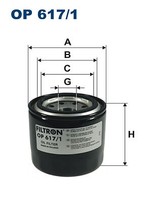 Filtron OP 617/1 ÖLfilter FÜR Hyundai KIA