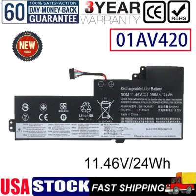 Lenovo ThinkPad T470 T480 T570 Internal Battery Bateri 01AV419 01AV420 01AV421 01AV489 @ 2040mAh | Malaysia
