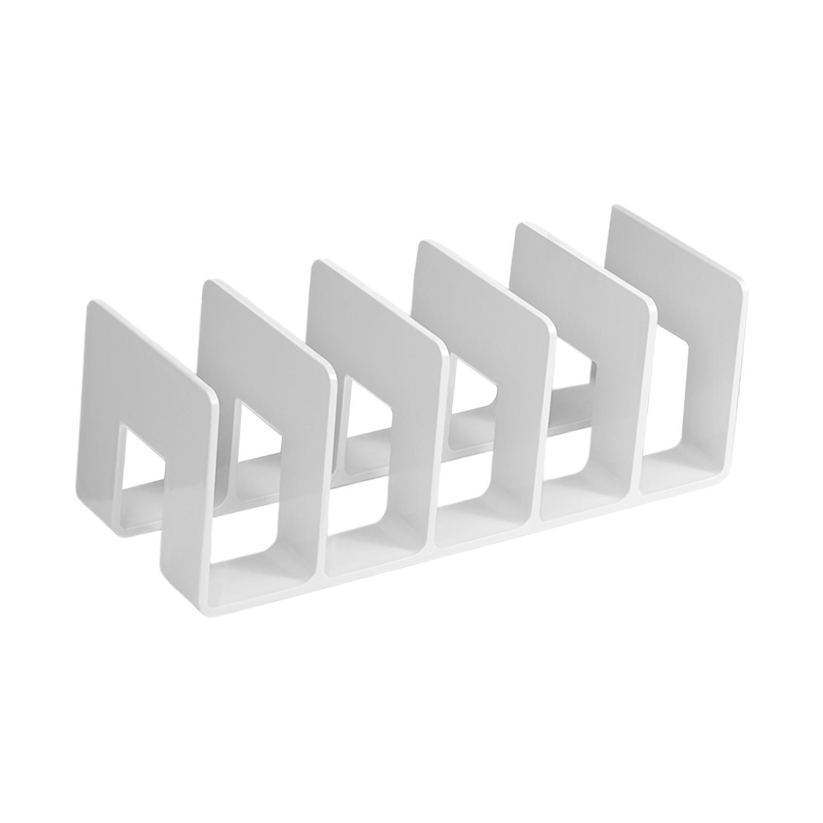 Acrylic Desk File Sorter File Holder, Home Office Supplies, Book Storage Rack-image