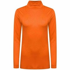 WOMENS LADIES  POLO NECK TURTLE ROLL HIGH NECK JUMPER PLAIN PARTY TOPS SIZE 8-24