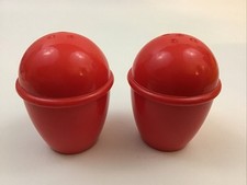Little Tikes Pretend Play Food Red Salt  Pepper Shakers Rattle Sound Kitchen