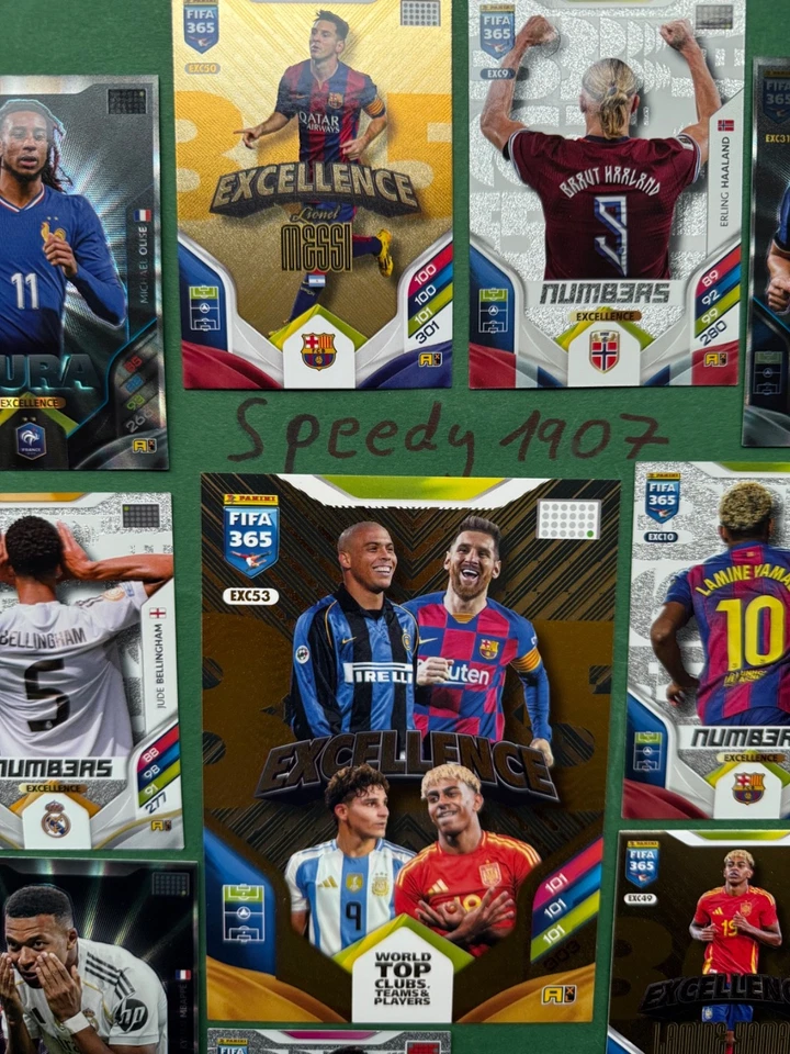 Panini FIFA 365 Adrenalyn Excellence Aura Numbers EXC 1-EXC 53 Messi EXC10 Yamal - Bild 1 von 1