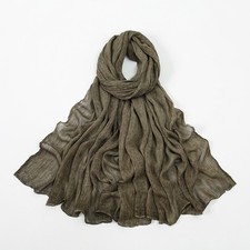 Long Headscarf Shawl Wrap Stoles Women Hijab Muslim Turban Scarf Scarves Islamic